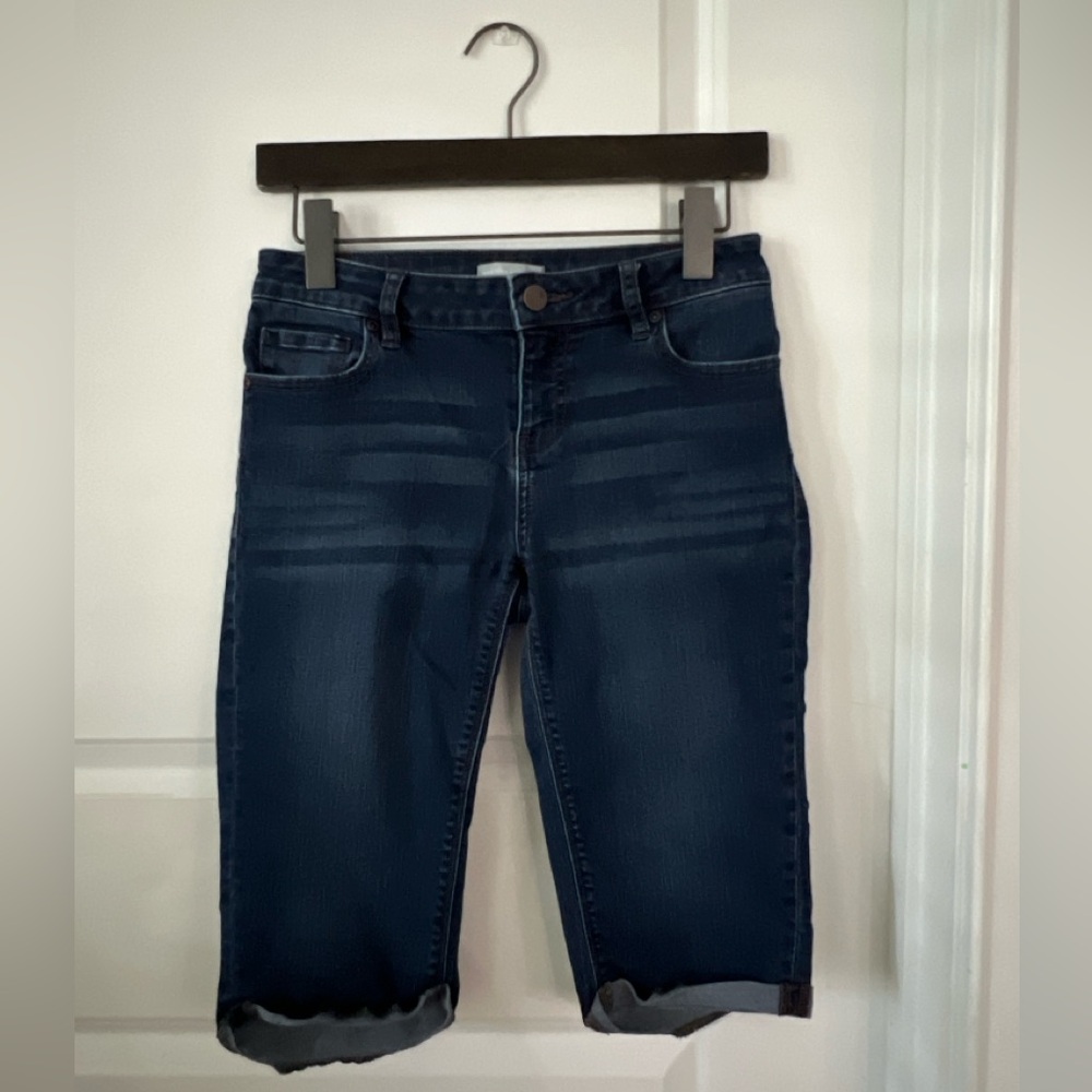 New York & Company Denim Bermuda Shorts